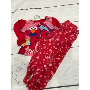 Sesame Street Elmo Pajamas Size 24 months GUC
